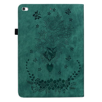 For iPad Mini / Mini 2 / mini 3 / mini 4 / mini (2019) 7.9 inch PU Leather Card Holder Stand Case Imprinted Tablet Anti-drop Cover