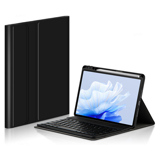For Huawei MatePad Air 11.5 inch (2023) Tablet Case PU Leather Stand Cover with Detachable Wireless Keyboard / Pencil Holder
