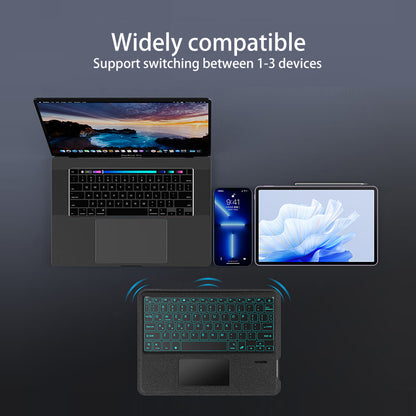For Huawei MatePad Air 11.5 inch (2023) PU Leather Tablet Case Stand Cover with Removable Wireless Backlit Keyboard
