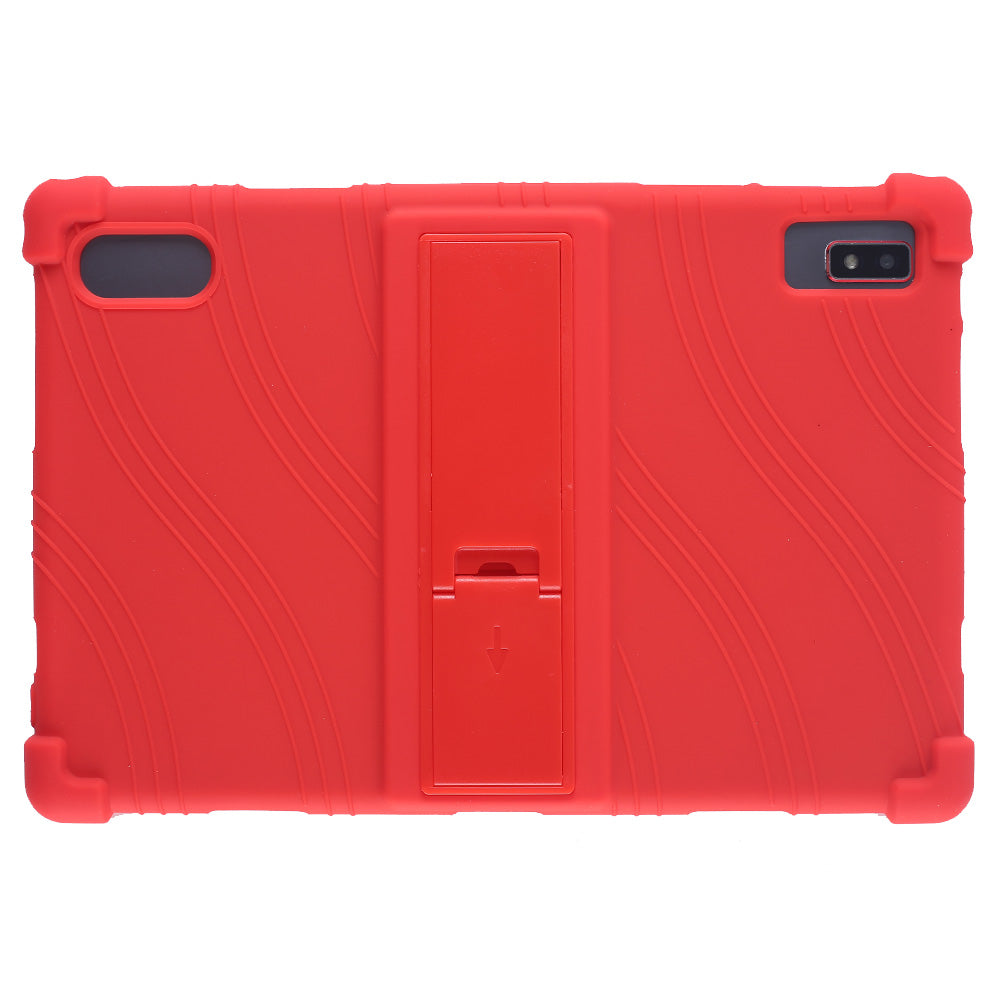 Tablet Case for Blackview Tab 12 Shockproof Silicone+PC Protective Cover with Kickstand