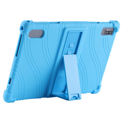 Tablet Case for Blackview Tab 12 Shockproof Silicone+PC Protective Cover with Kickstand