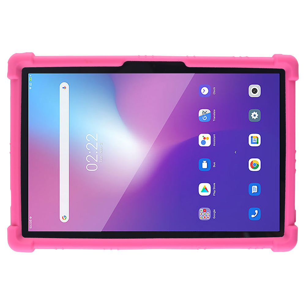 Tablet Case for Blackview Tab 12 Shockproof Silicone+PC Protective Cover with Kickstand