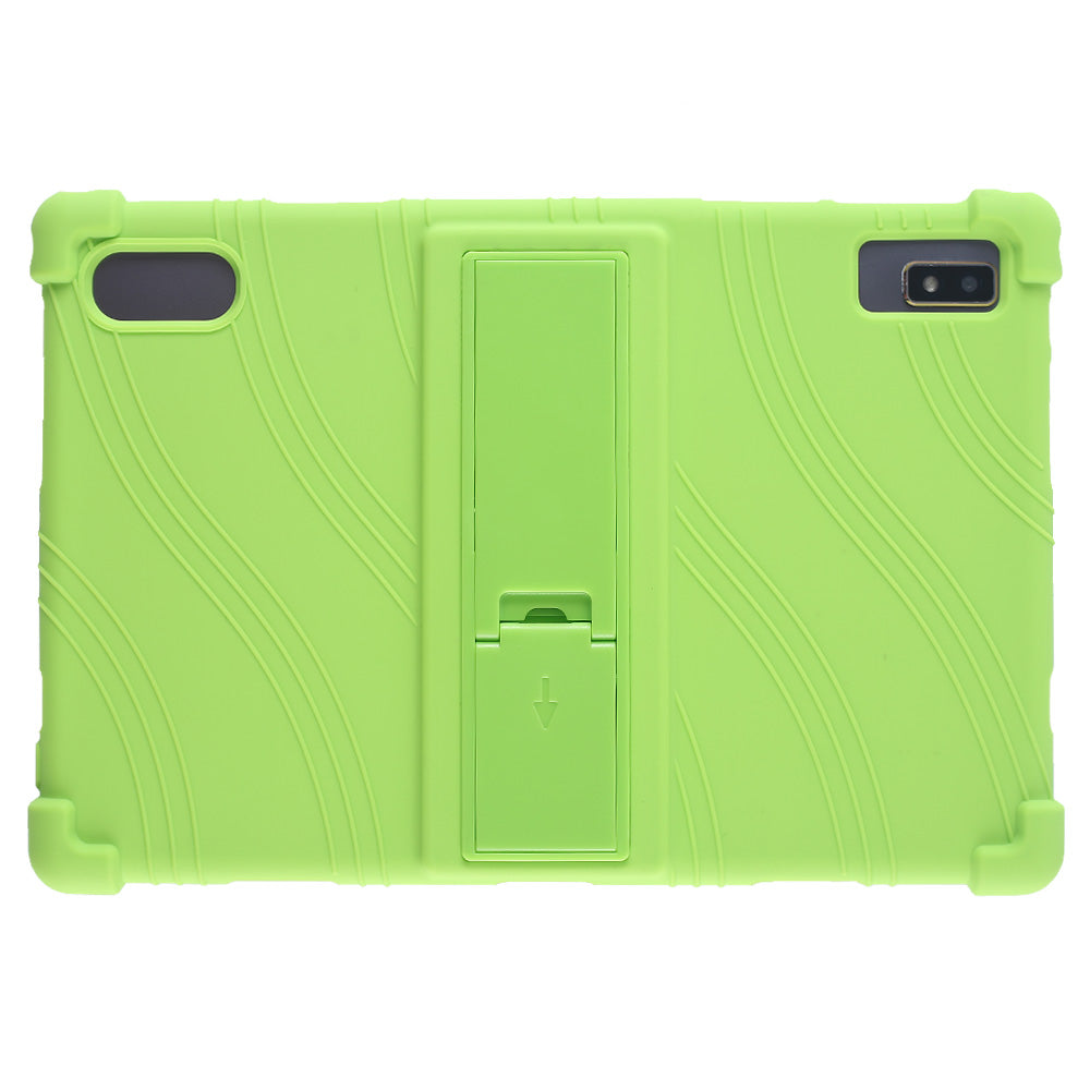 Tablet Case for Blackview Tab 12 Shockproof Silicone+PC Protective Cover with Kickstand