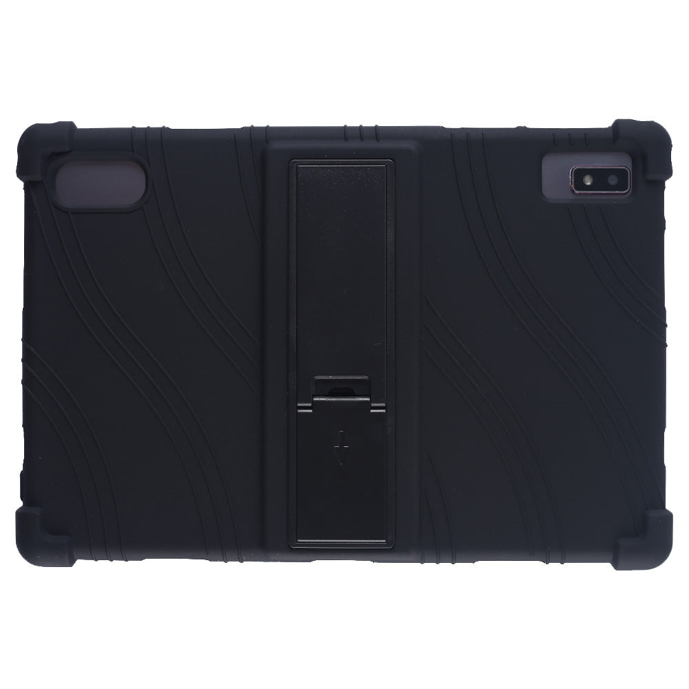 Tablet Case for Blackview Tab 12 Shockproof Silicone+PC Protective Cover with Kickstand