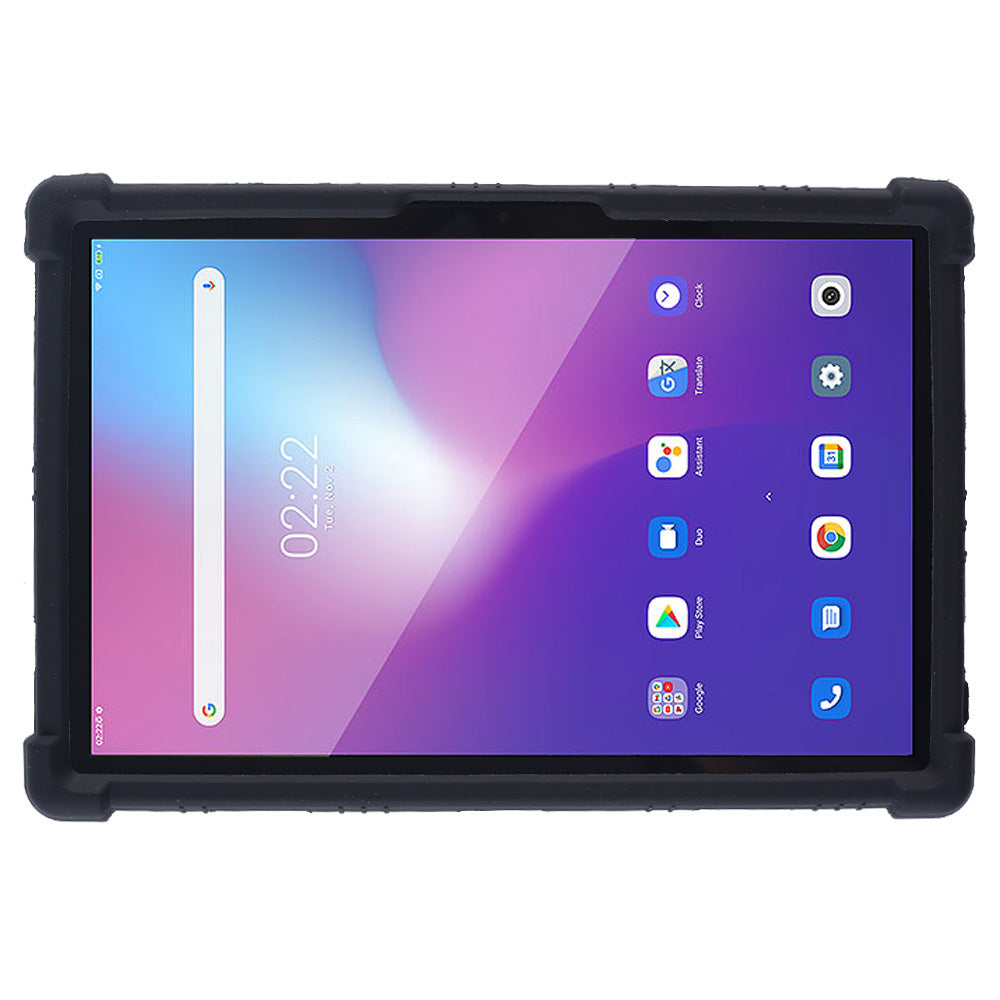 Tablet Case for Blackview Tab 12 Shockproof Silicone+PC Protective Cover with Kickstand