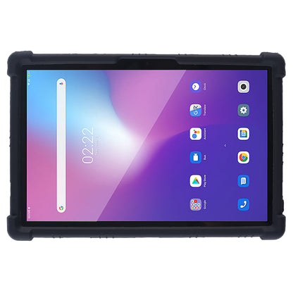 Tablet Case for Blackview Tab 12 Shockproof Silicone+PC Protective Cover with Kickstand