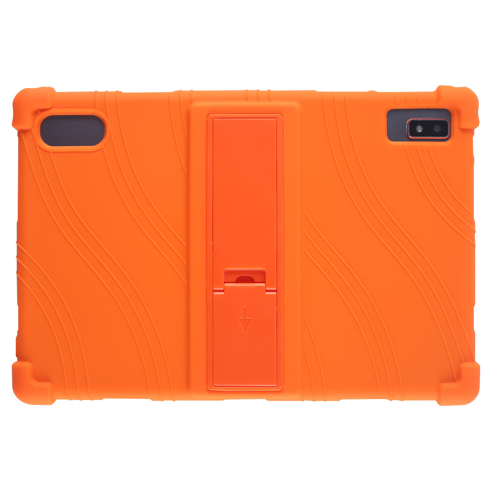 Tablet Case for Blackview Tab 12 Shockproof Silicone+PC Protective Cover with Kickstand