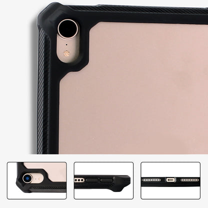 For iPad mini (2021) TPU+PC Tablet Case Air Cushion Protective Kickstand Cover with Pencil Holder