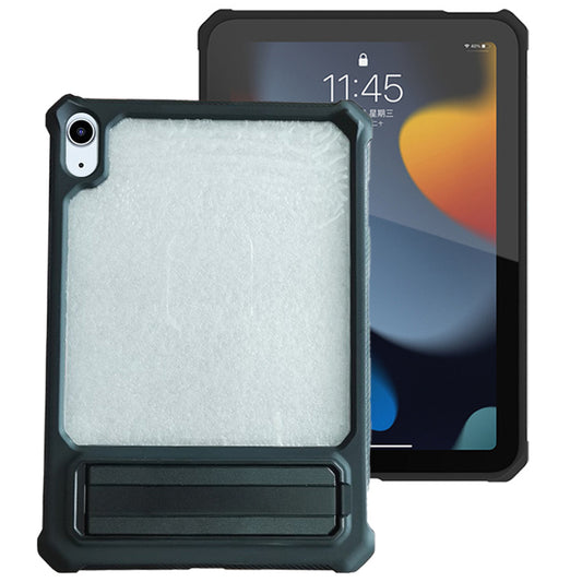 For iPad Air (2020) / (2022) Kickstand Tablet Case Air Cushion Shockproof TPU+PC Cover with Pencil Holder