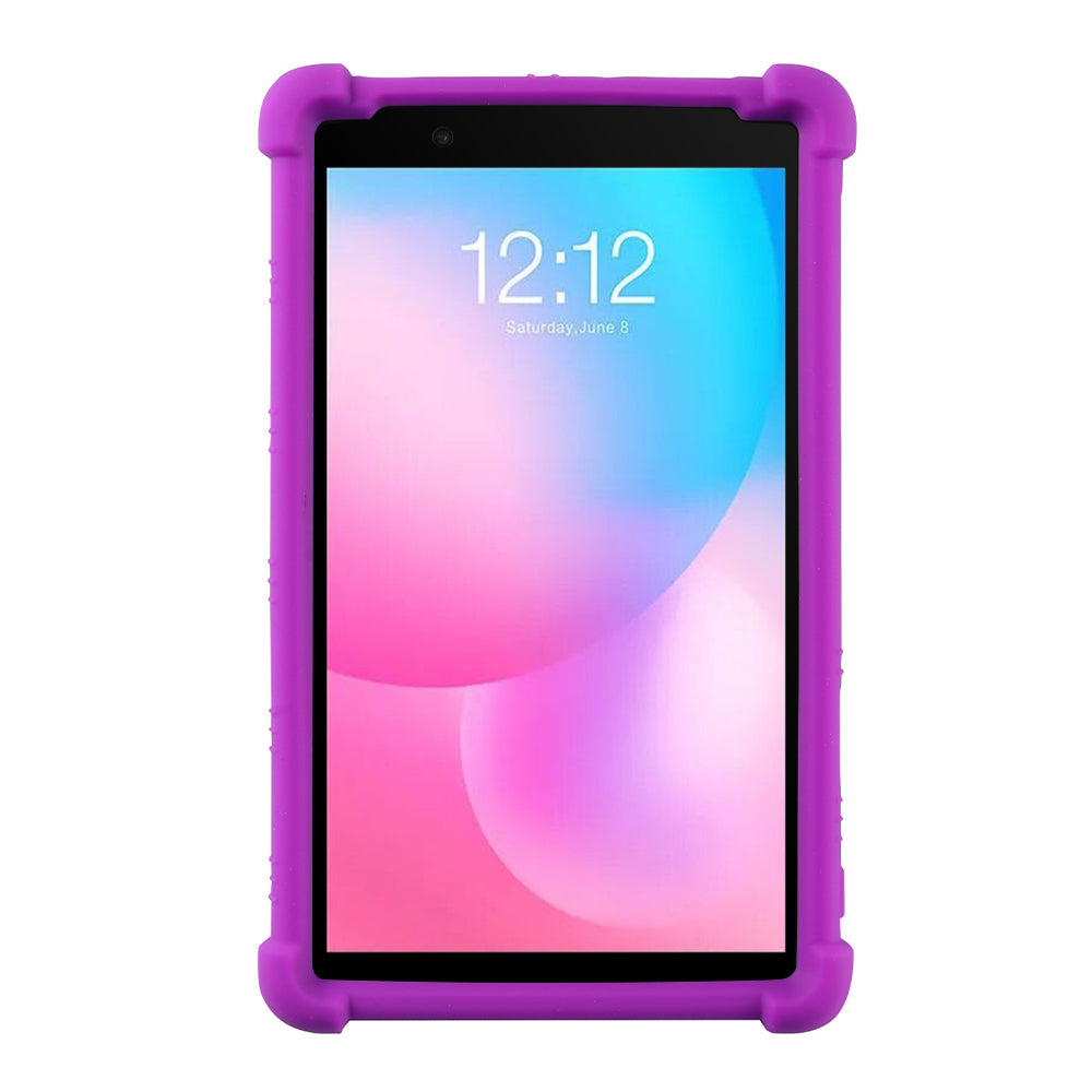 Tablet Case for Blackview Tab 6 Drop Resistant Silicone+PC Protective Cover with Kickstand