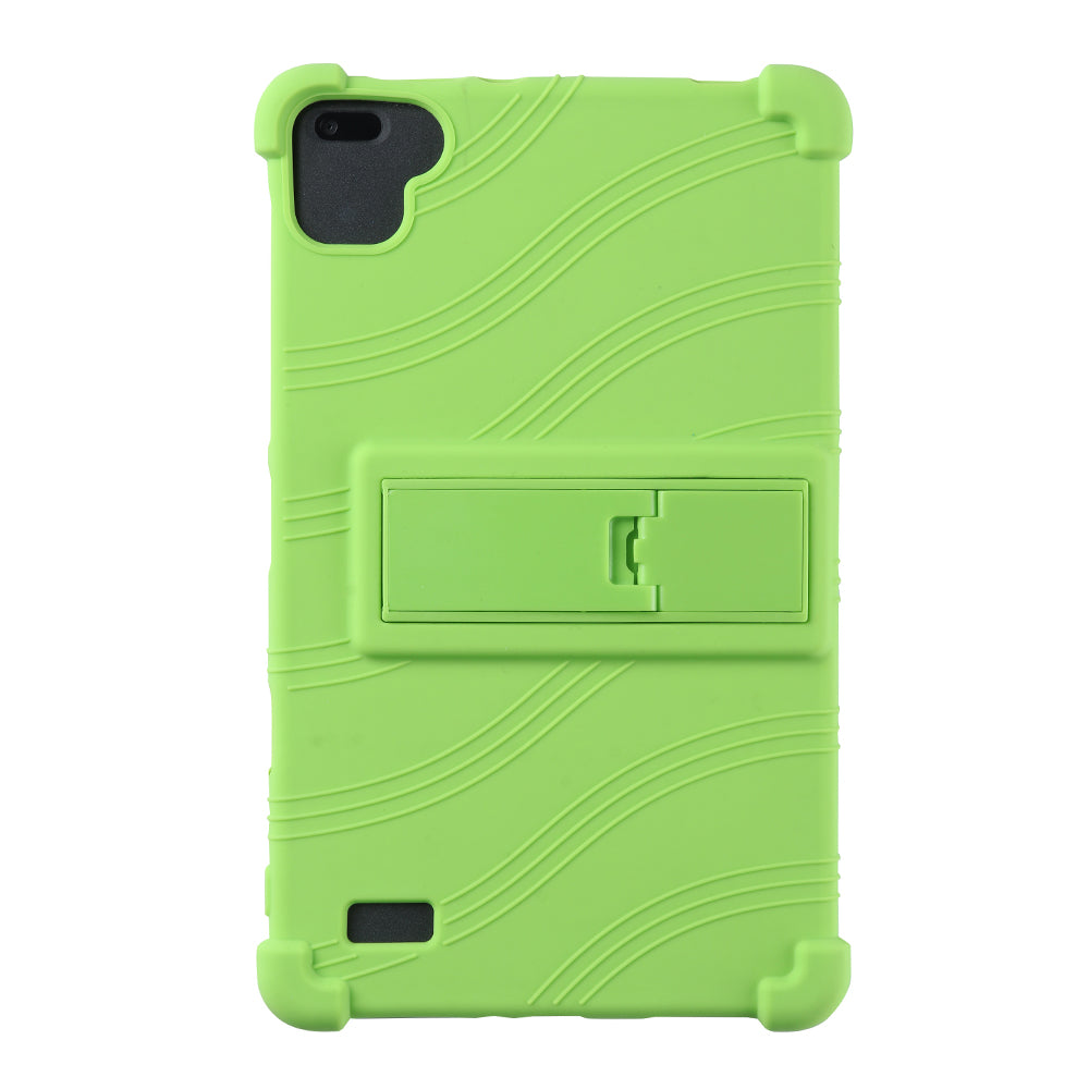 Tablet Case for Blackview Tab 6 Drop Resistant Silicone+PC Protective Cover with Kickstand