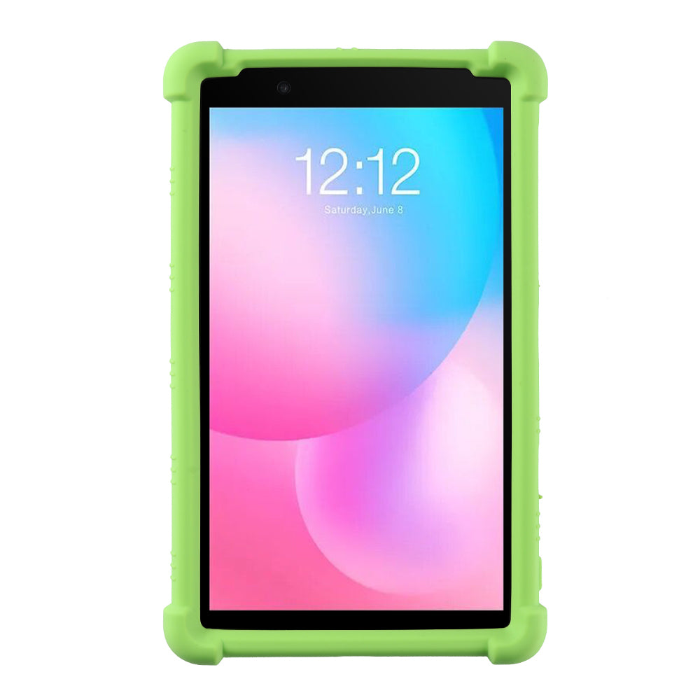 Tablet Case for Blackview Tab 6 Drop Resistant Silicone+PC Protective Cover with Kickstand