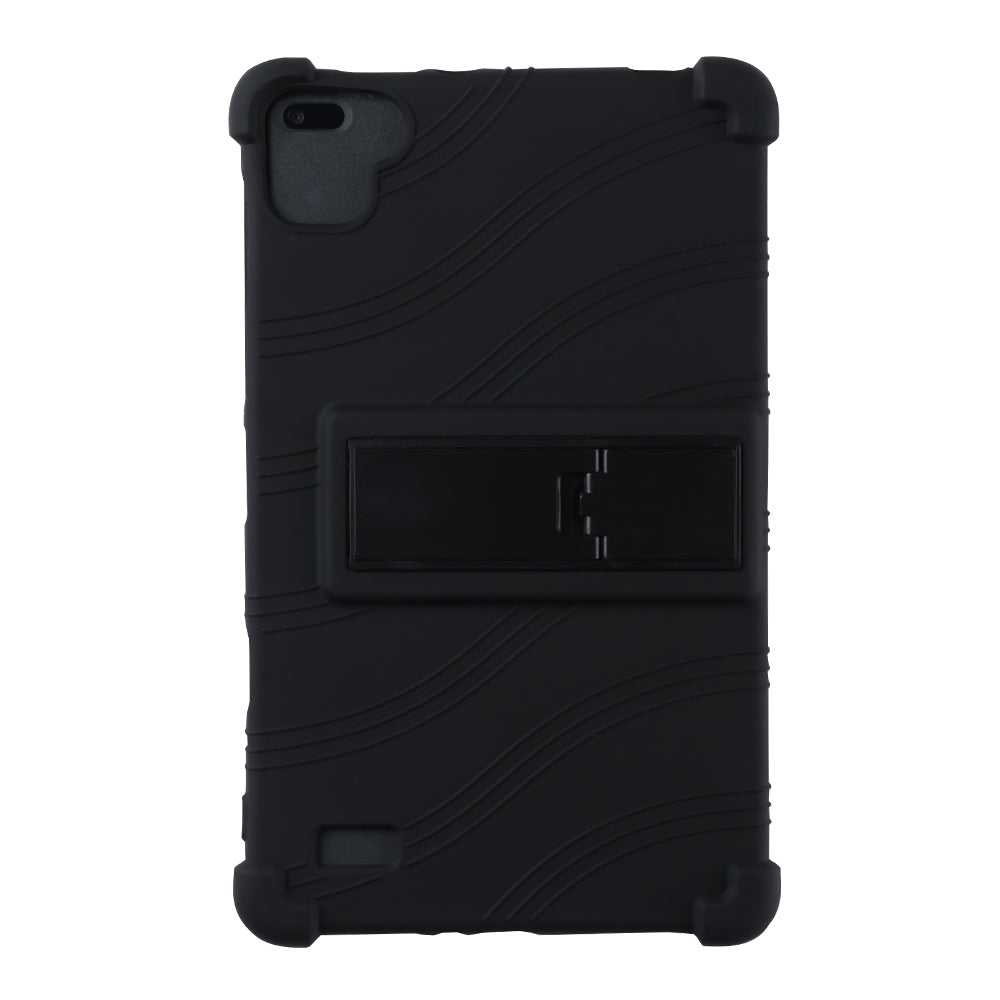 Tablet Case for Blackview Tab 6 Drop Resistant Silicone+PC Protective Cover with Kickstand