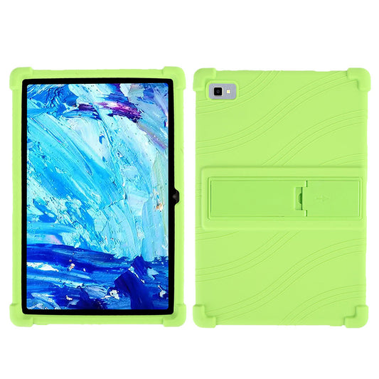 Tablet Case for Blackview Tab 8E 10.1 Silicone+PC Drop Resistant Protective Cover with Kickstand