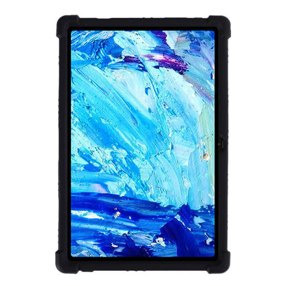 Tablet Case for Blackview Tab 8E 10.1 Silicone+PC Drop Resistant Protective Cover with Kickstand