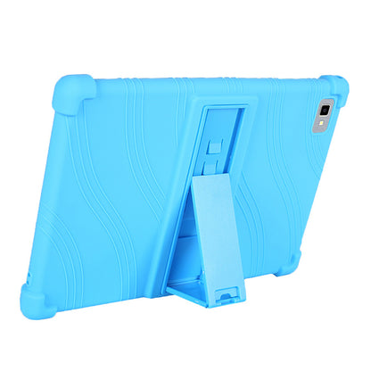 Tablet Case for Blackview Tab 8E 10.1 Silicone+PC Drop Resistant Protective Cover with Kickstand