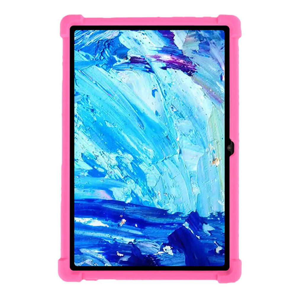 Tablet Case for Blackview Tab 8E 10.1 Silicone+PC Drop Resistant Protective Cover with Kickstand
