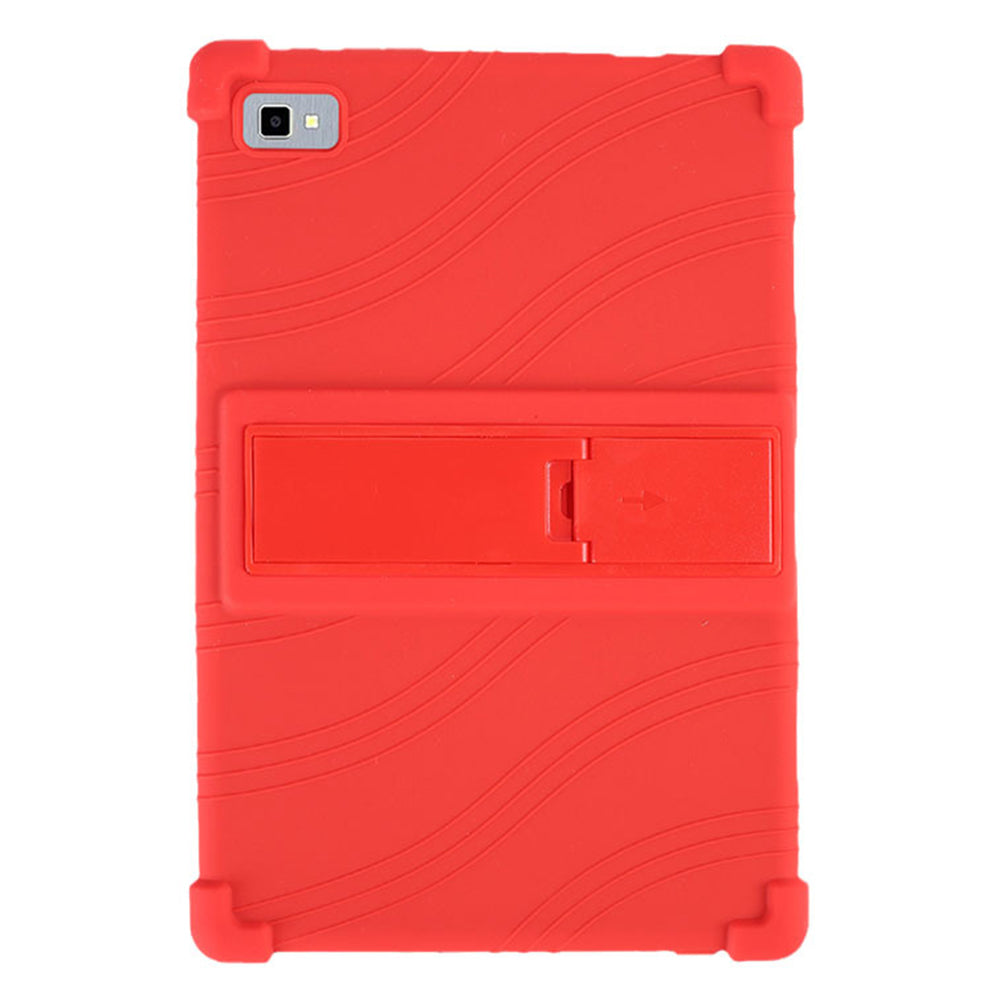 Tablet Case for Blackview Tab 8E 10.1 Silicone+PC Drop Resistant Protective Cover with Kickstand