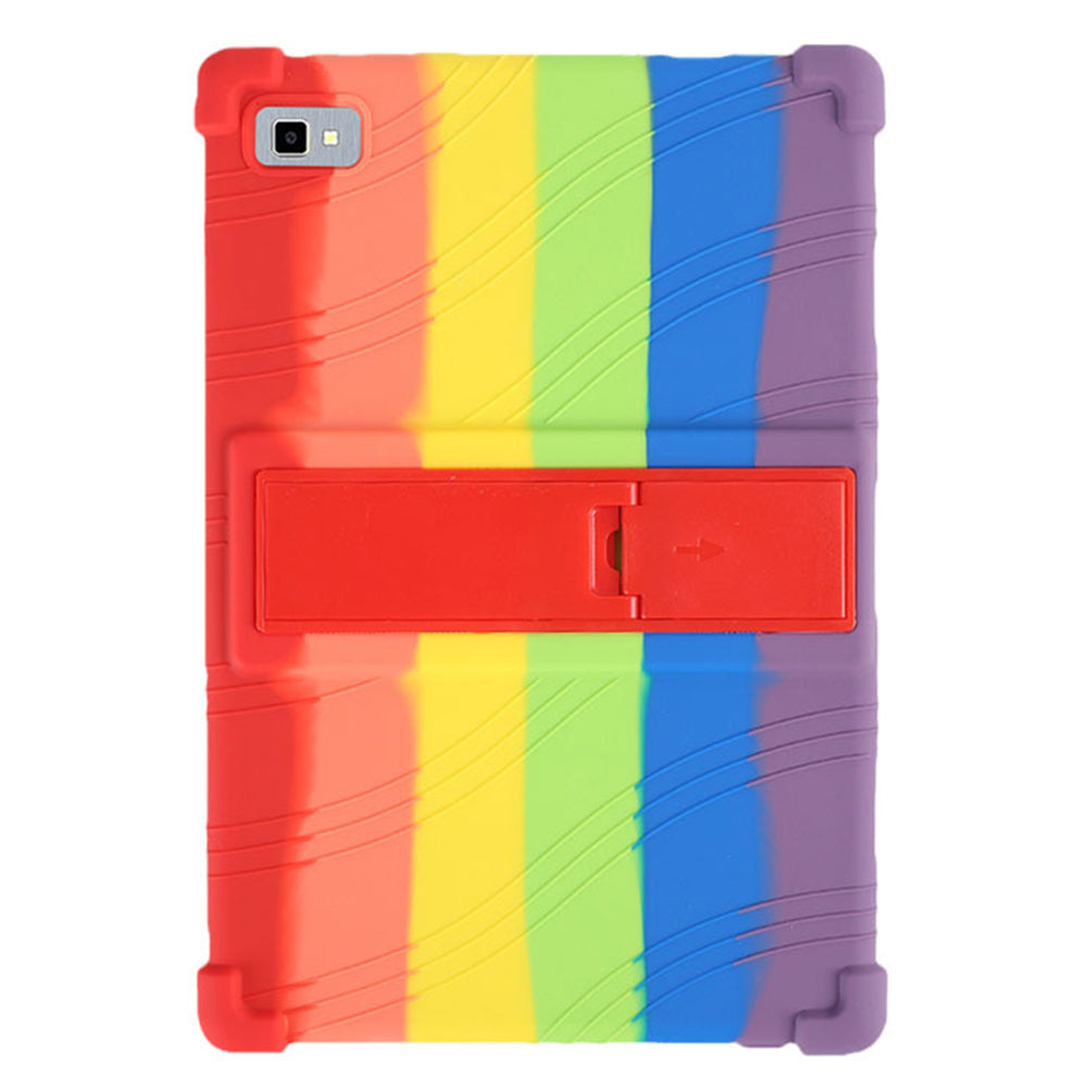 Tablet Case for Blackview Tab 8E 10.1 Silicone+PC Drop Resistant Protective Cover with Kickstand