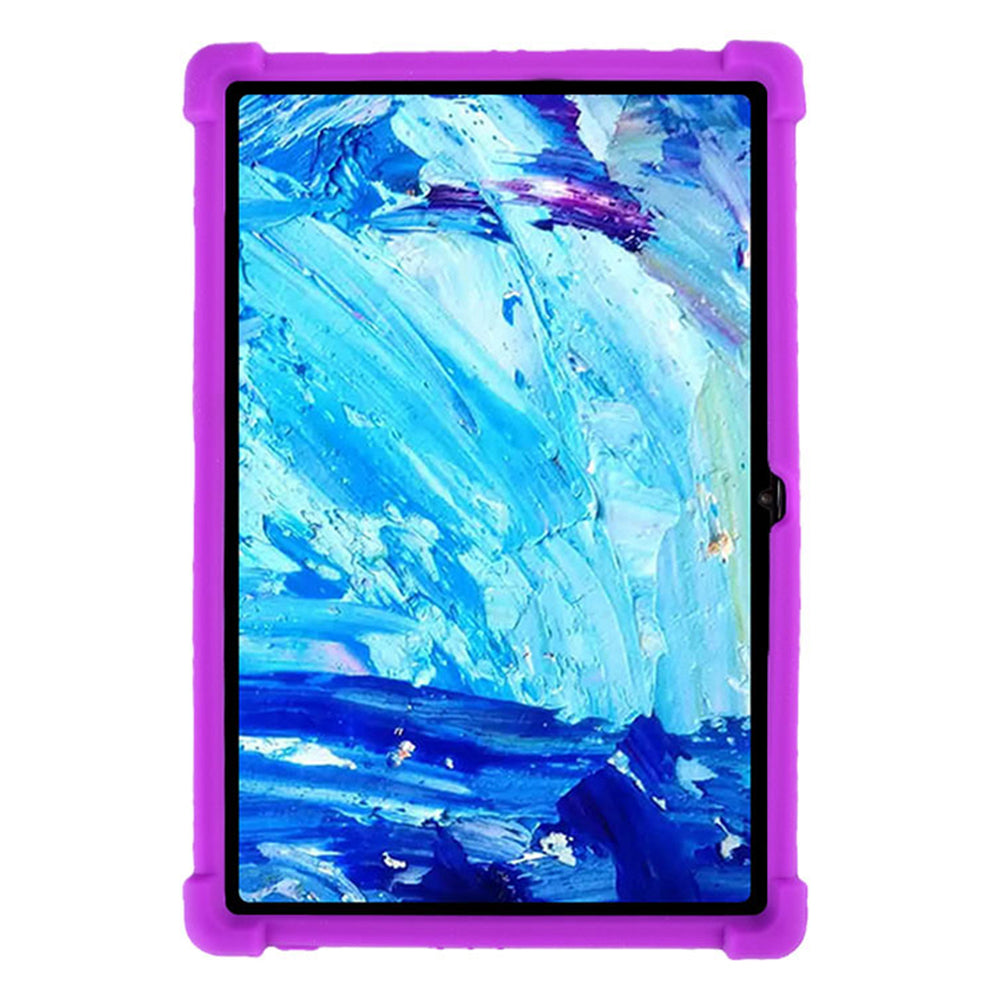 Tablet Case for Blackview Tab 8E 10.1 Silicone+PC Drop Resistant Protective Cover with Kickstand