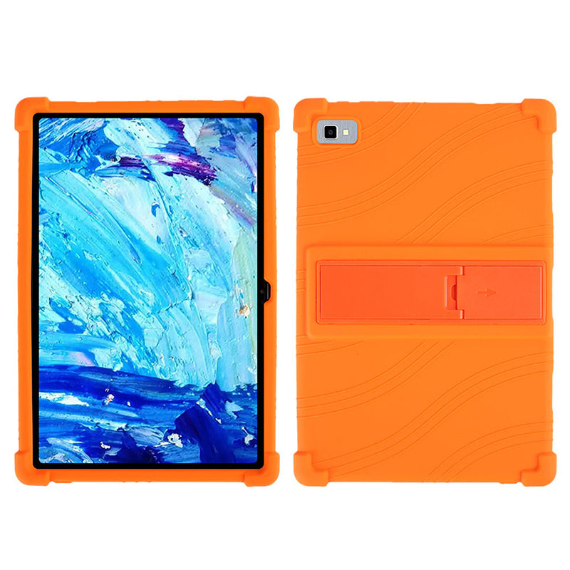 Tablet Case for Blackview Tab 8E 10.1 Silicone+PC Drop Resistant Protective Cover with Kickstand