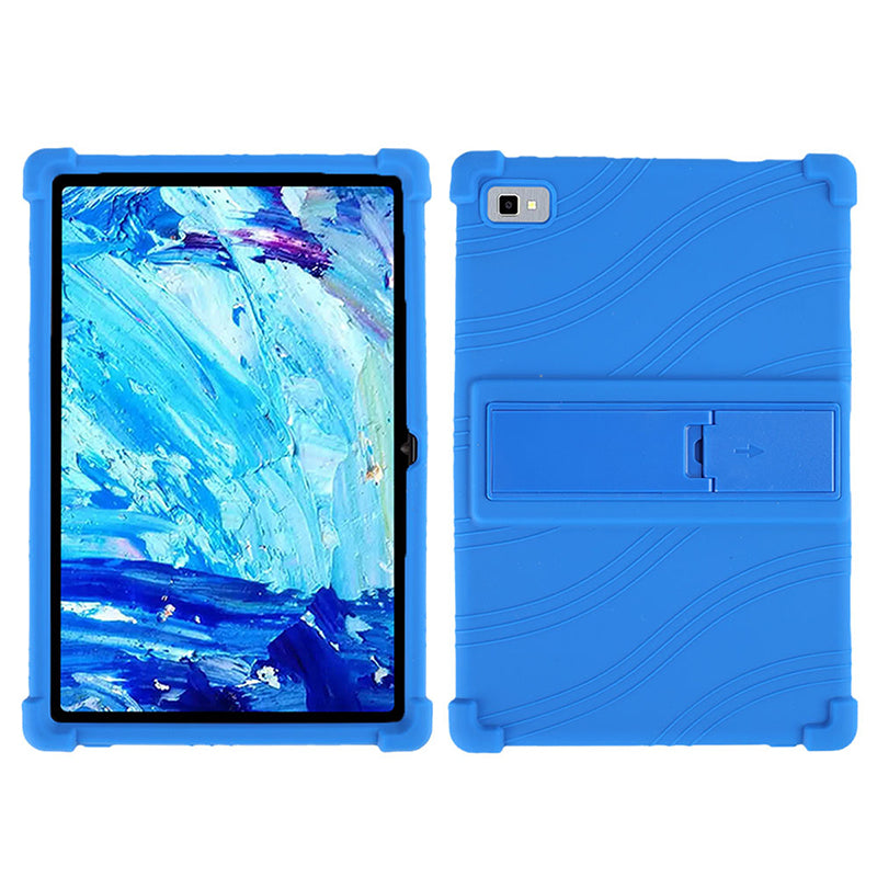 Tablet Case for Blackview Tab 8E 10.1 Silicone+PC Drop Resistant Protective Cover with Kickstand
