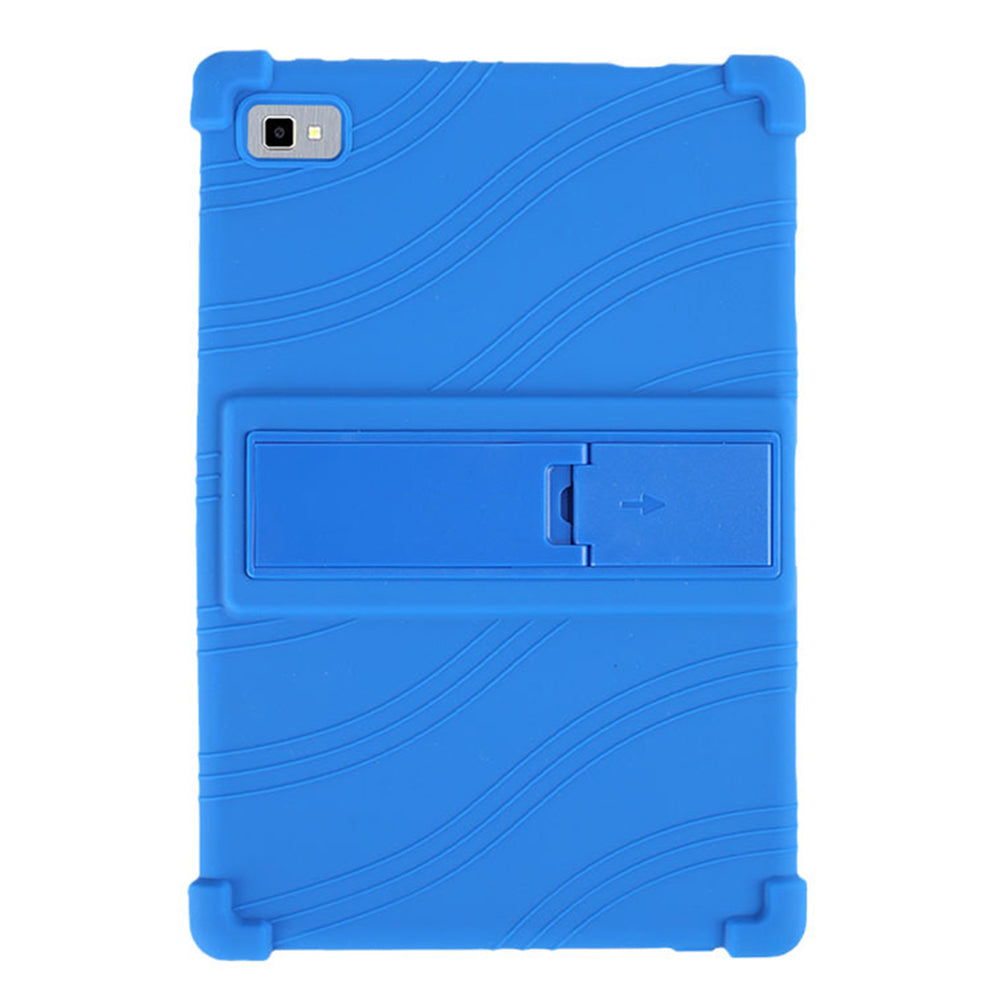 Tablet Case for Blackview Tab 8E 10.1 Silicone+PC Drop Resistant Protective Cover with Kickstand