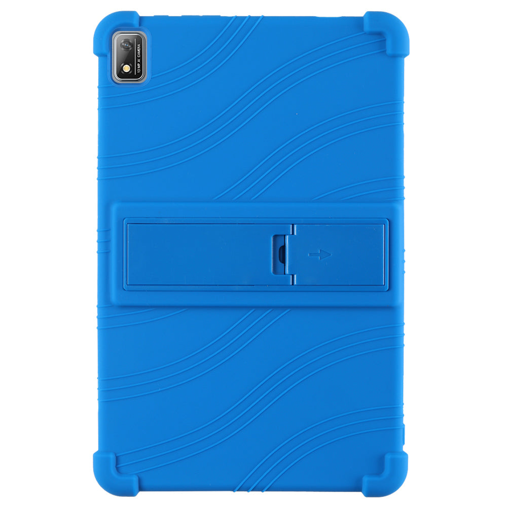For Blackview Tab 16 Scratch Resistant Tablet Case Silicone+PC Protective Cover with Kickstand