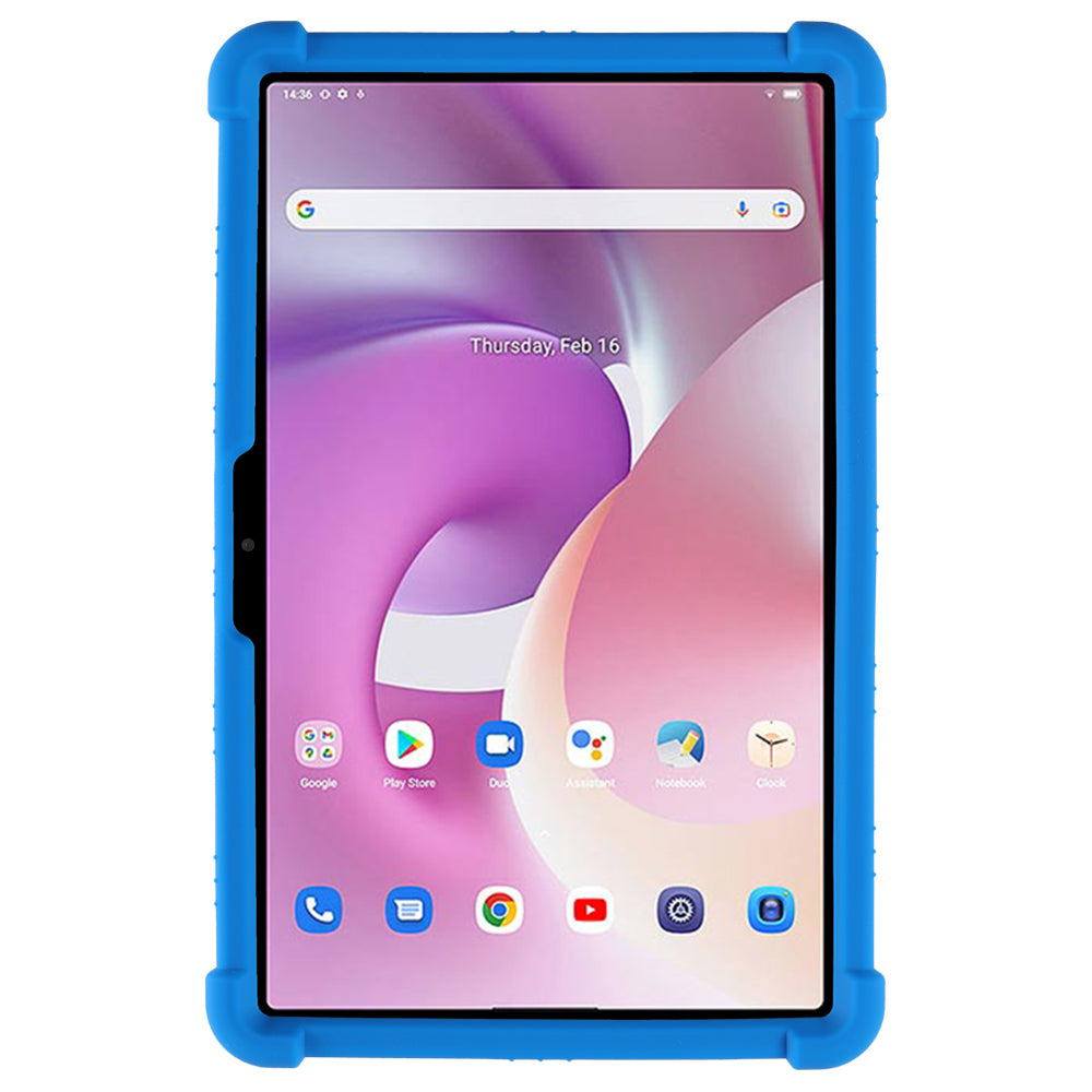 For Blackview Tab 16 Scratch Resistant Tablet Case Silicone+PC Protective Cover with Kickstand