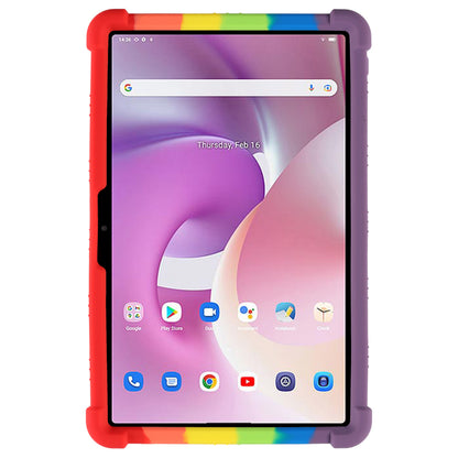For Blackview Tab 16 Scratch Resistant Tablet Case Silicone+PC Protective Cover with Kickstand