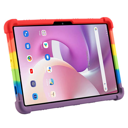 For Blackview Tab 16 Scratch Resistant Tablet Case Silicone+PC Protective Cover with Kickstand