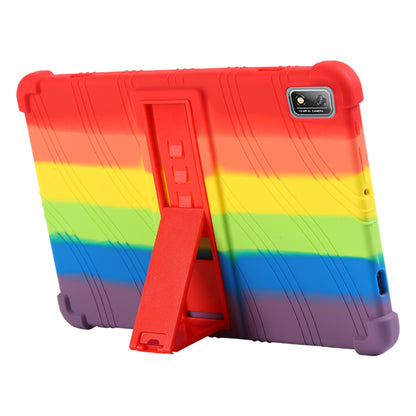 For Blackview Tab 16 Scratch Resistant Tablet Case Silicone+PC Protective Cover with Kickstand