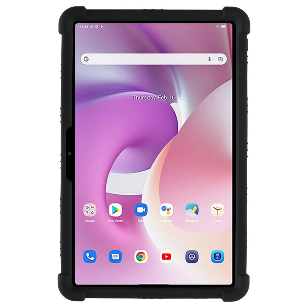 For Blackview Tab 16 Scratch Resistant Tablet Case Silicone+PC Protective Cover with Kickstand