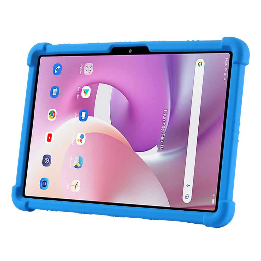 For Blackview Tab 16 Scratch Resistant Tablet Case Silicone+PC Protective Cover with Kickstand