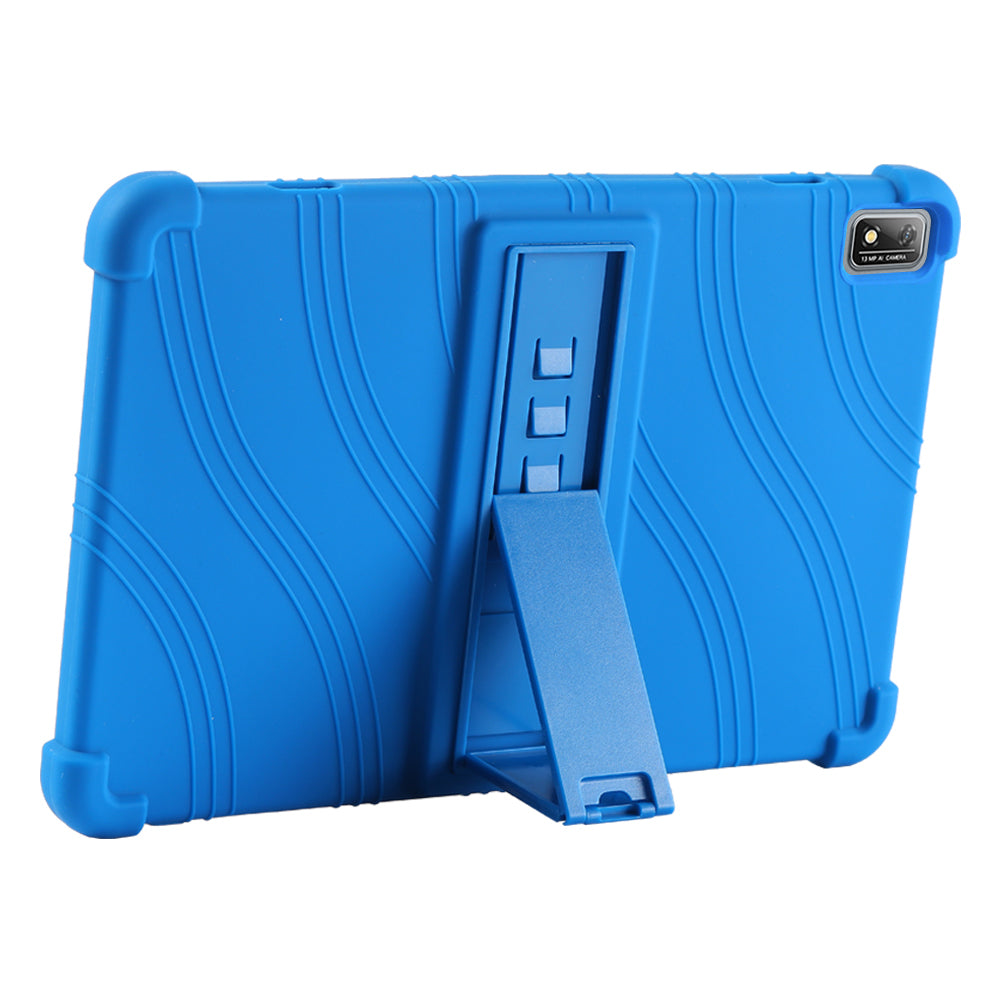 For Blackview Tab 16 Scratch Resistant Tablet Case Silicone+PC Protective Cover with Kickstand