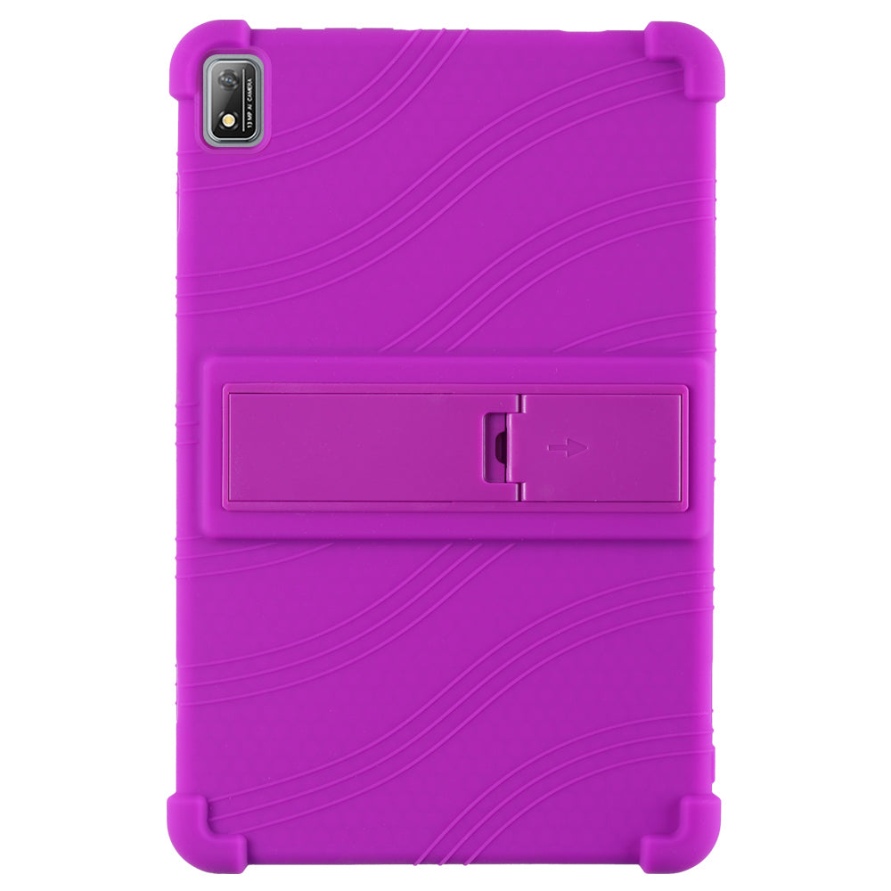 For Blackview Tab 16 Scratch Resistant Tablet Case Silicone+PC Protective Cover with Kickstand