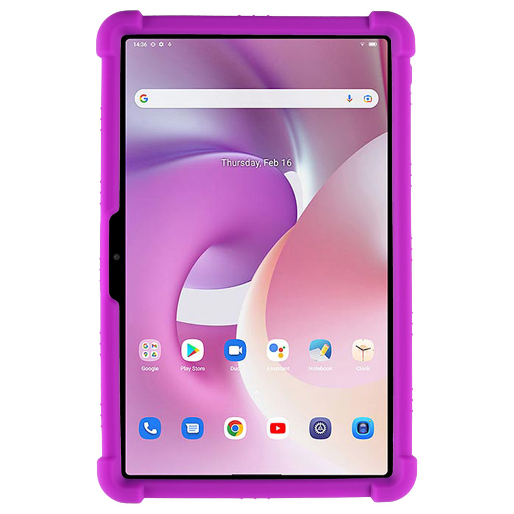 For Blackview Tab 16 Scratch Resistant Tablet Case Silicone+PC Protective Cover with Kickstand
