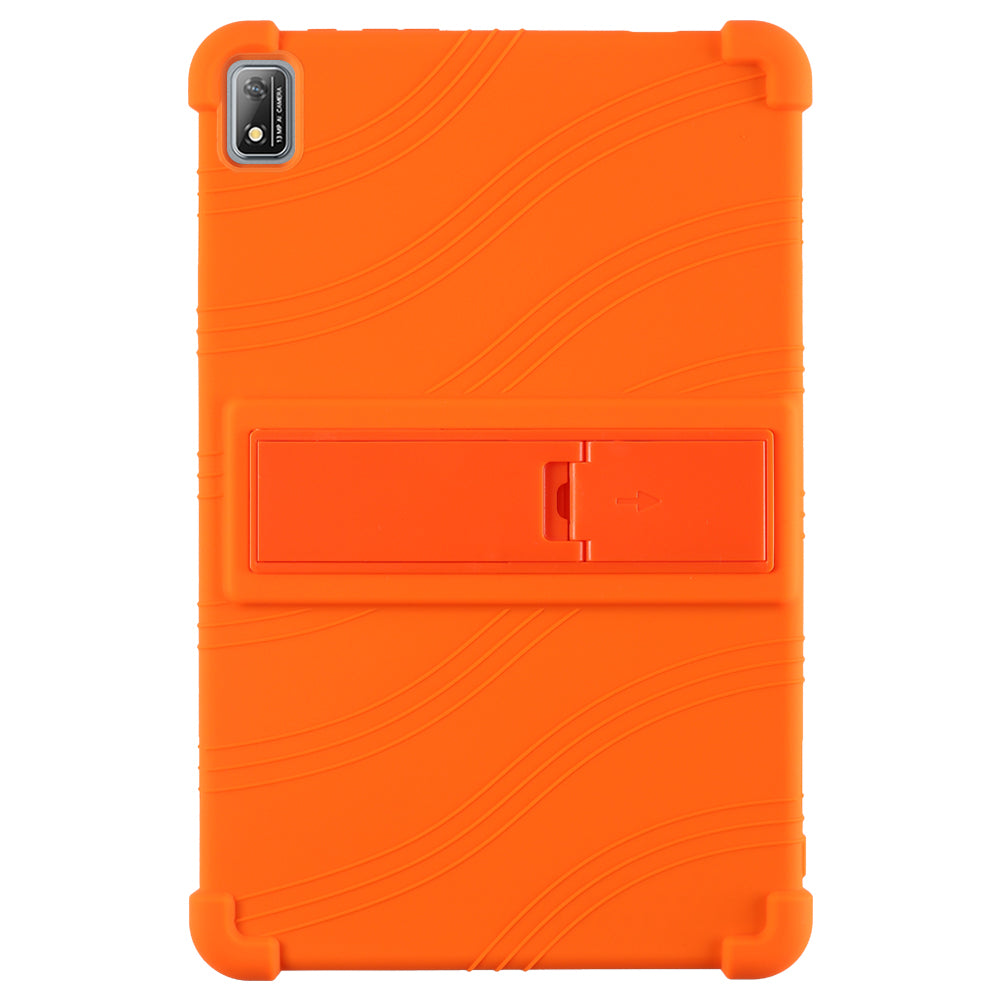 For Blackview Tab 16 Scratch Resistant Tablet Case Silicone+PC Protective Cover with Kickstand