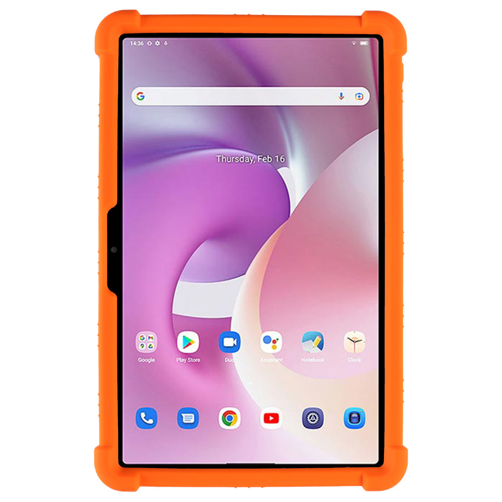 For Blackview Tab 16 Scratch Resistant Tablet Case Silicone+PC Protective Cover with Kickstand