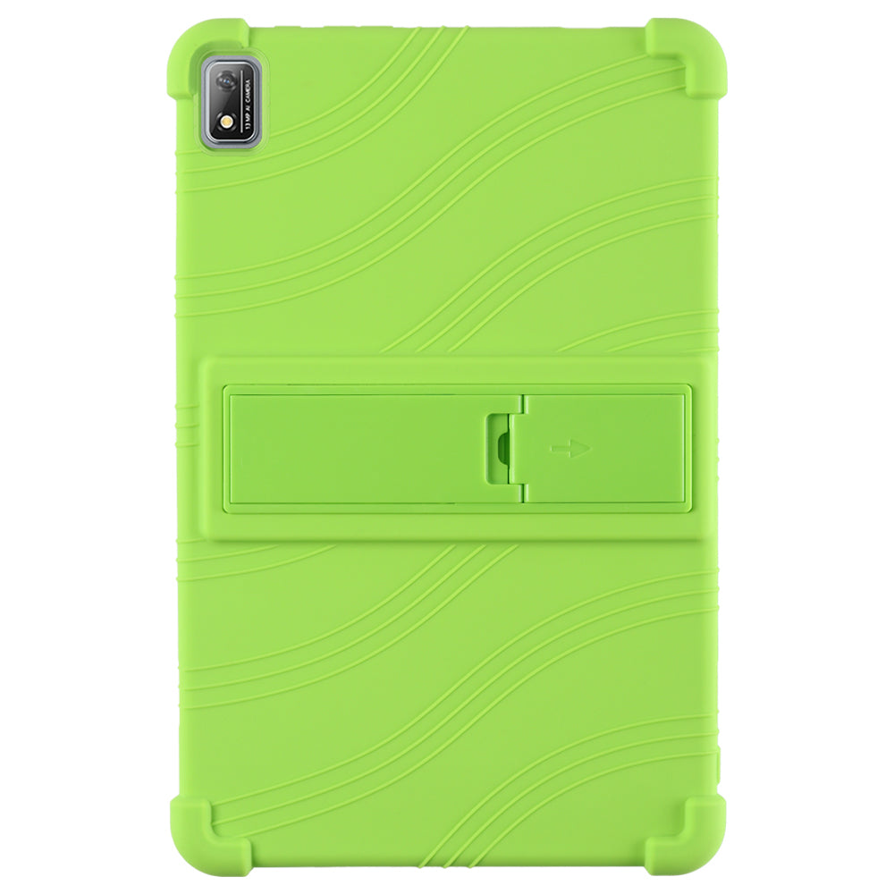 For Blackview Tab 16 Scratch Resistant Tablet Case Silicone+PC Protective Cover with Kickstand