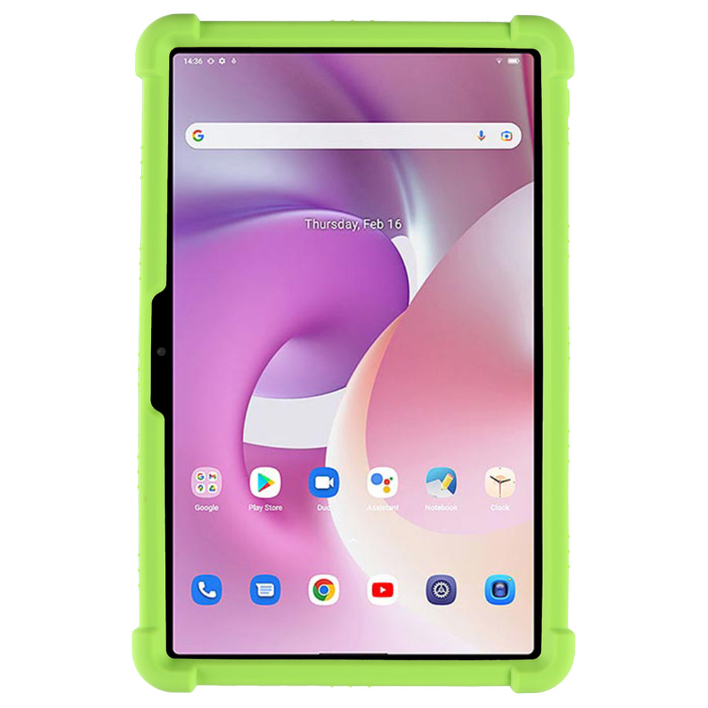 For Blackview Tab 16 Scratch Resistant Tablet Case Silicone+PC Protective Cover with Kickstand