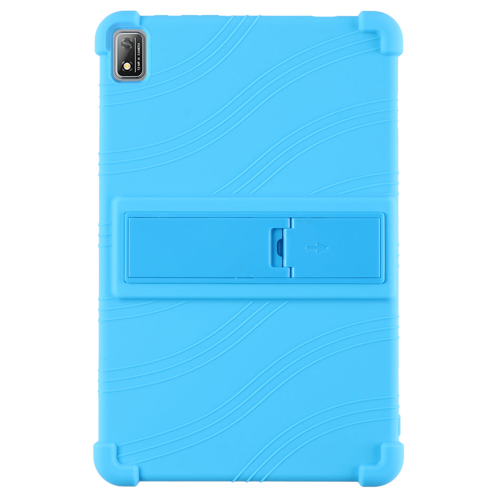 For Blackview Tab 16 Scratch Resistant Tablet Case Silicone+PC Protective Cover with Kickstand