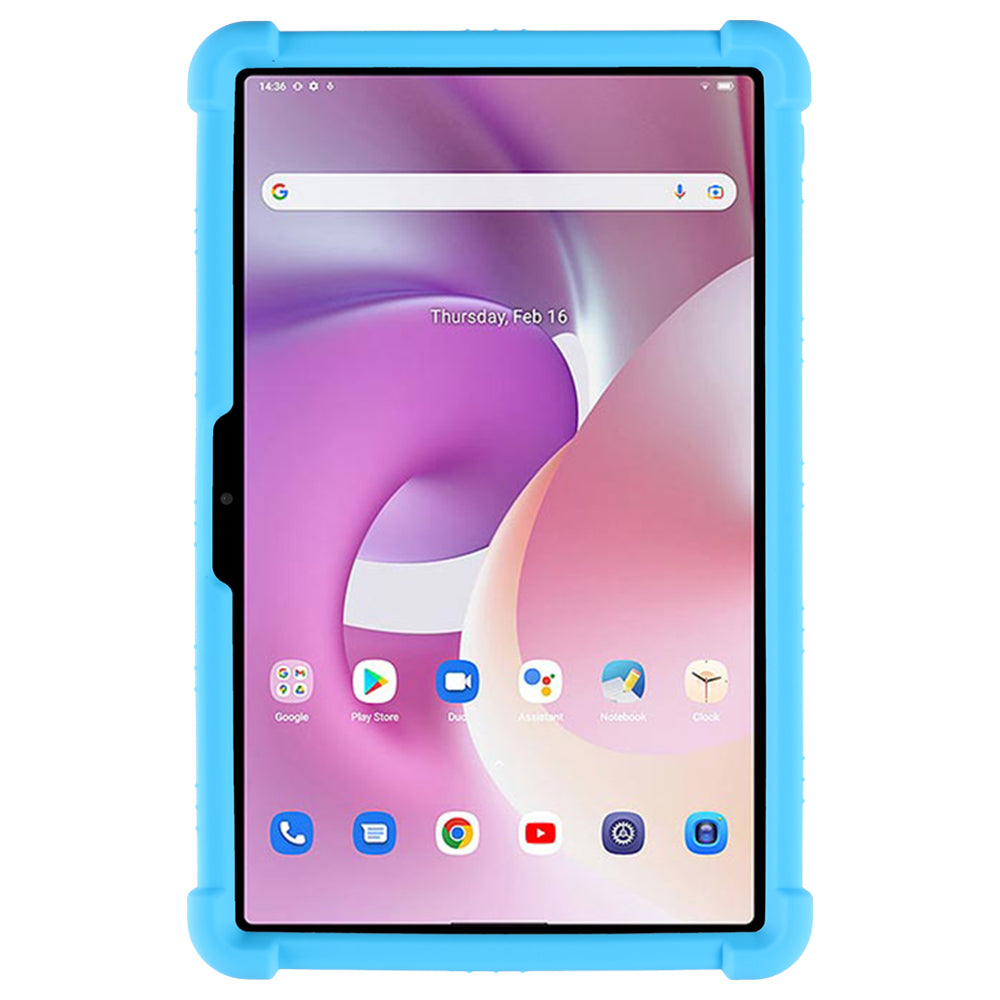 For Blackview Tab 16 Scratch Resistant Tablet Case Silicone+PC Protective Cover with Kickstand