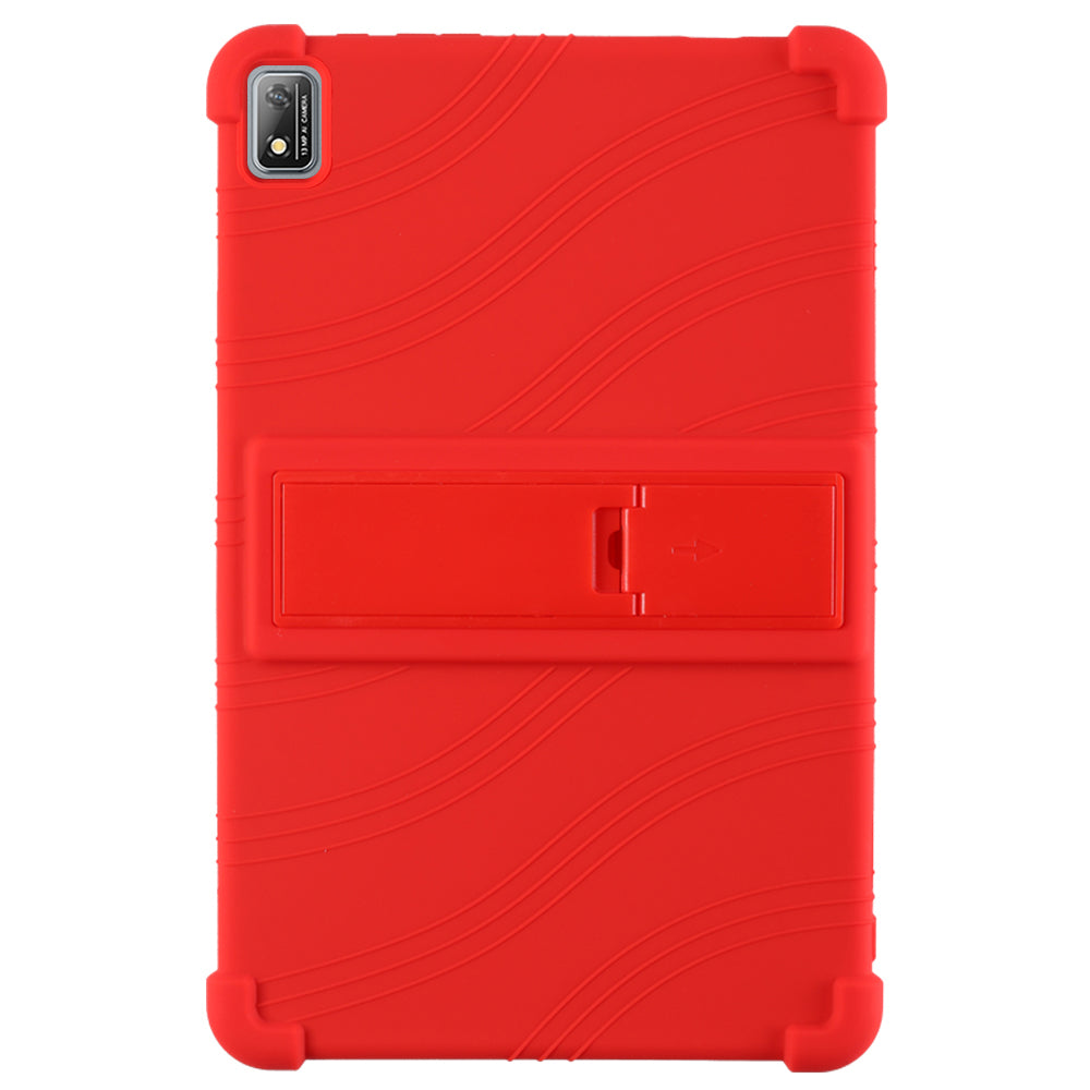 For Blackview Tab 16 Scratch Resistant Tablet Case Silicone+PC Protective Cover with Kickstand