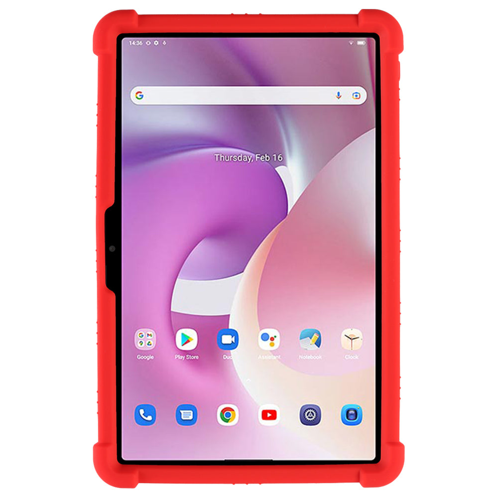 For Blackview Tab 16 Scratch Resistant Tablet Case Silicone+PC Protective Cover with Kickstand