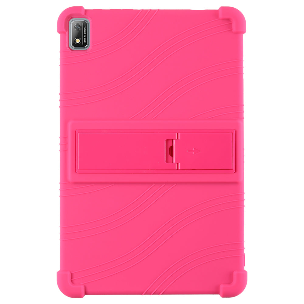 For Blackview Tab 16 Scratch Resistant Tablet Case Silicone+PC Protective Cover with Kickstand