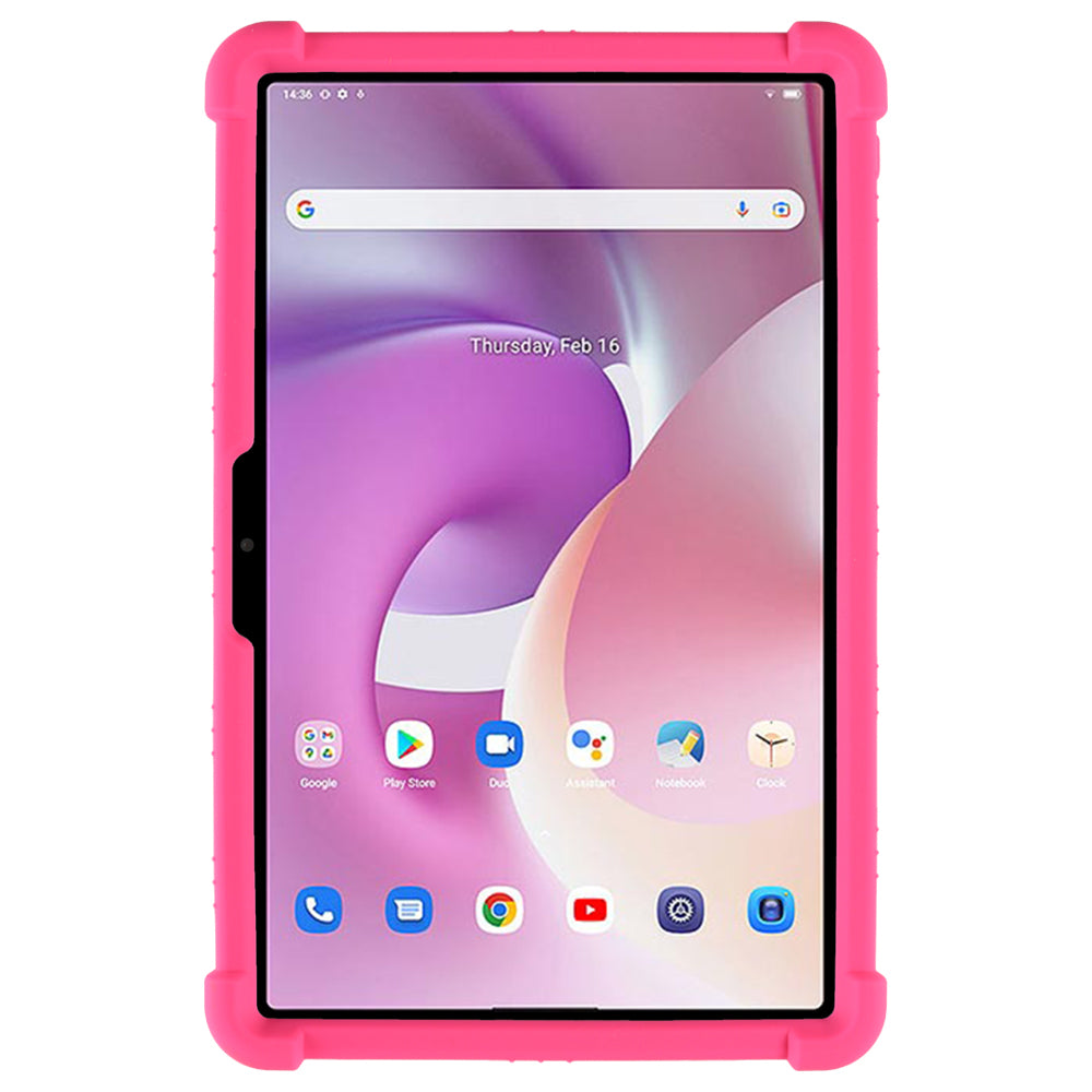 For Blackview Tab 16 Scratch Resistant Tablet Case Silicone+PC Protective Cover with Kickstand