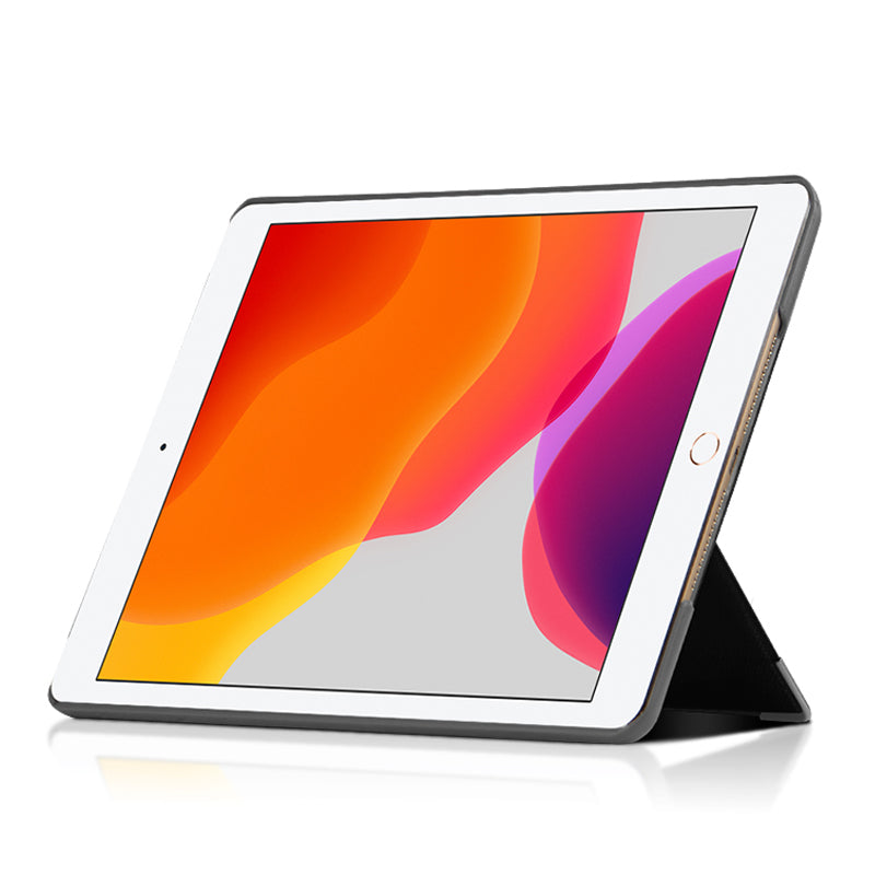 For iPad 9.7-inch (2017) / (2018) PU Leather+TPU Tablet Case Rotating Shaft Kickstand Protective Cover