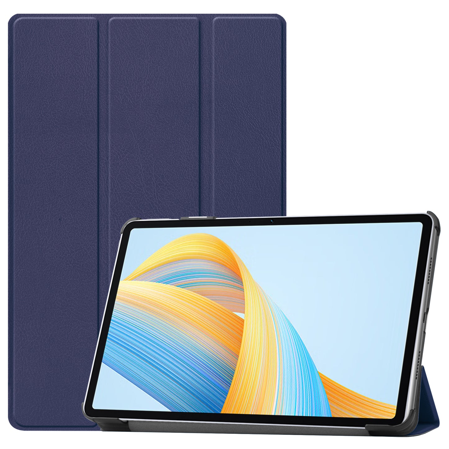 For Honor Pad V8 Tri-fold Stand Tablet Case PU Leather Full Protective Cover with Auto Sleep / Wake