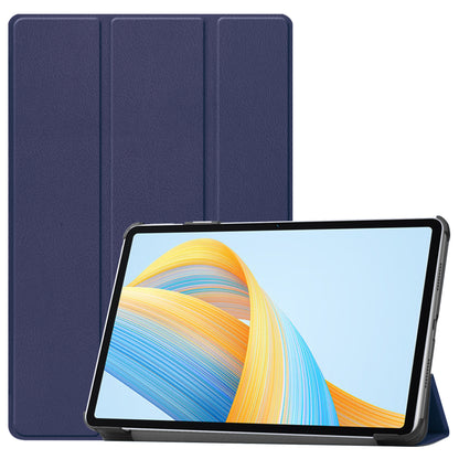 For Honor Pad V8 Tri-fold Stand Tablet Case PU Leather Full Protective Cover with Auto Sleep / Wake